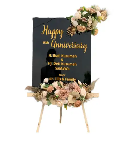 Papan Bunga Akrilik Penjalang